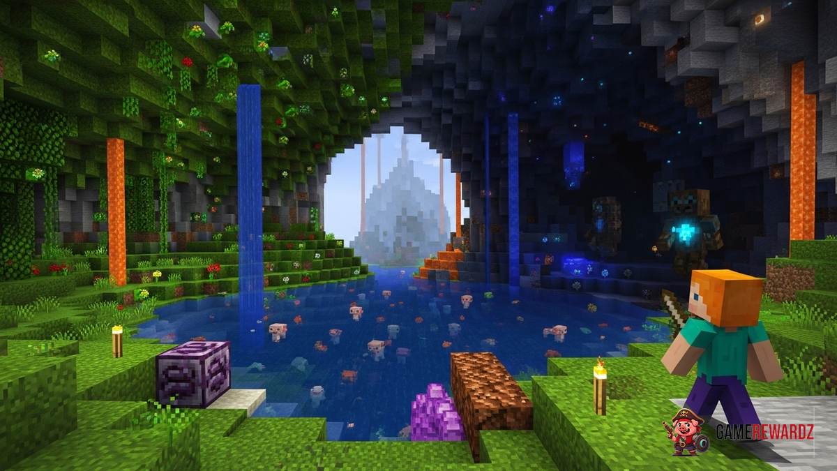 Minecraft New Cave Update Features